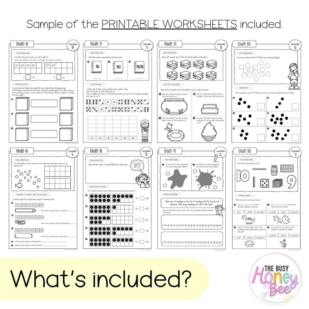 Multi Age K-2 Year A NSW Maths Workbook ULTIMATE Mega Bundle