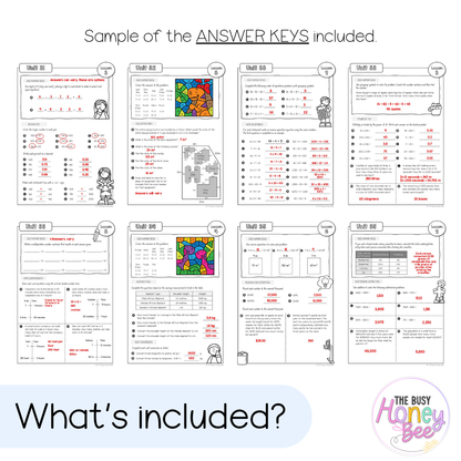 Stage 3 Year B NSW Maths Workbook ULTIMATE Mega Bundle