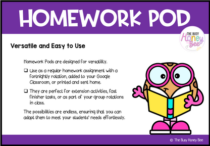 Early Stage 1 Homework/Learning Pod 6