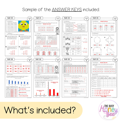 Stage 2 Year B NSW Maths Workbook ULTIMATE Mega Bundle