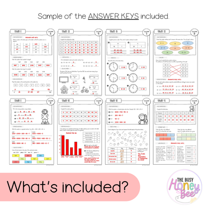 Stage 2 Year A NSW Maths Workbook ULTIMATE Mega Bundle