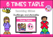 6 Times Table Teaching Slide and Printable Bundle - Teaching Bundle