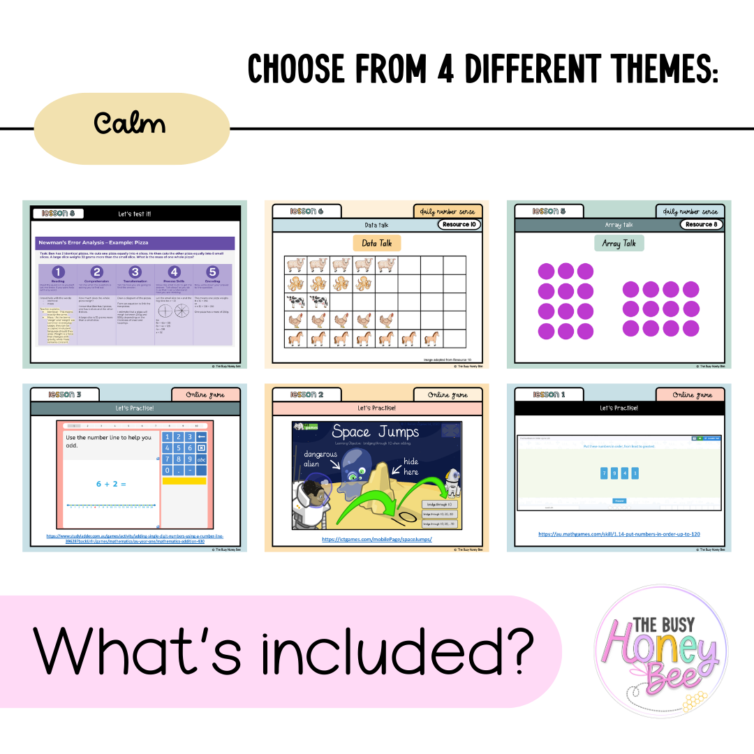 Stage 1 Year A Term 4 Maths Mega Bundle