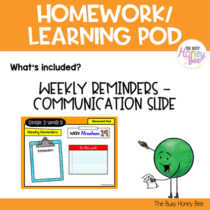 Stage 2 Year B Homework/Learning Pod 39