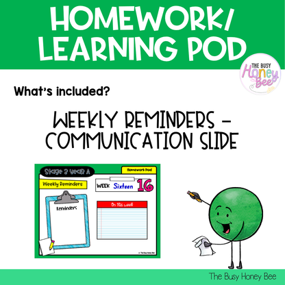 Stage 3 Year A Homework/Learning Pod 16