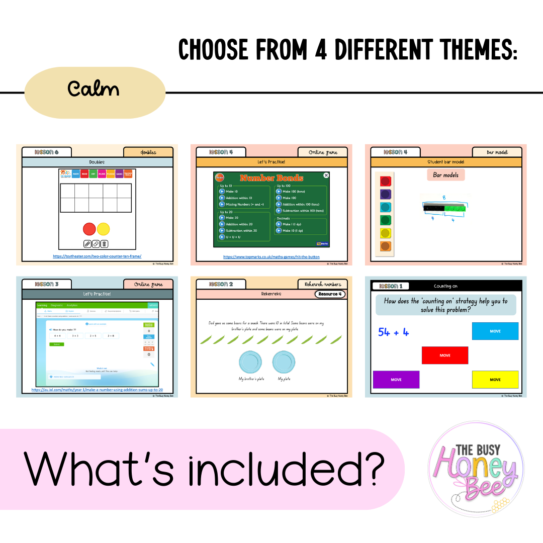 Stage 1 Year A Term 1 Maths Mega Bundle