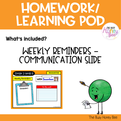 Stage 2 Year B Homework/Learning Pod 37