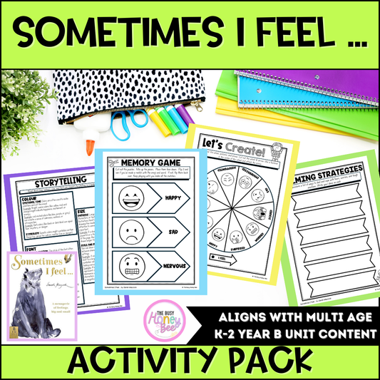 Sometimes I Feel Activity Pack