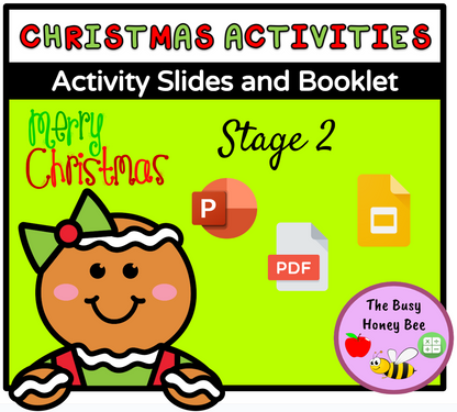 Stage 2 Christmas Activities PowerPoint and Booklet