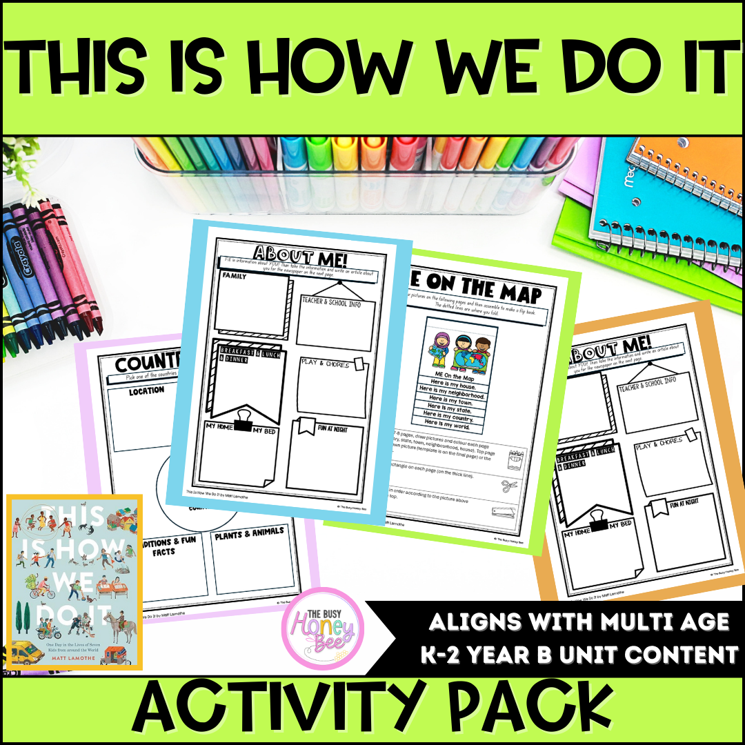 This is How We Do It Activity Pack