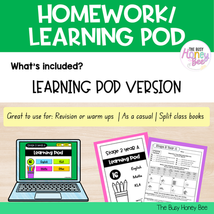 Stage 3 Year A Homework/Learning Pod 16