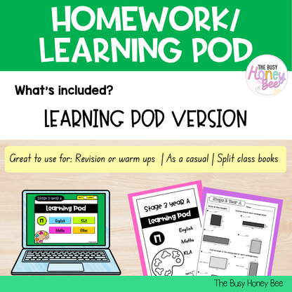 Stage 3 Year A Homework/Learning Pod 17
