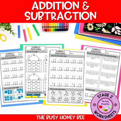 Year 3 Addition & Subtraction Explicit Teaching Bundle