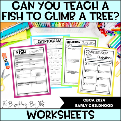 Can you Teach a Fish to Climb - CBCA 2024 - Literacy Book Pack