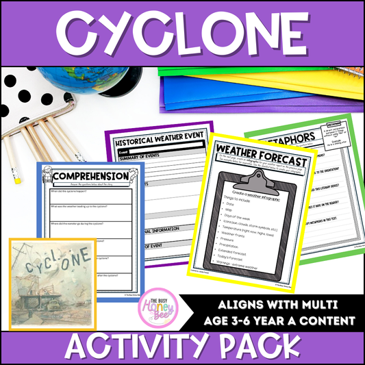 Cyclone by Jackie French Activity Pack