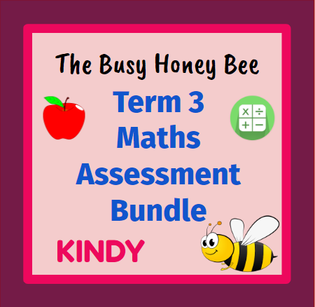 Early Stage 1 Term 3 Maths Assessment Bundle