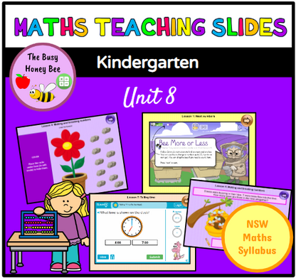 Early Stage 1 Unit 8 Maths Teaching Slides