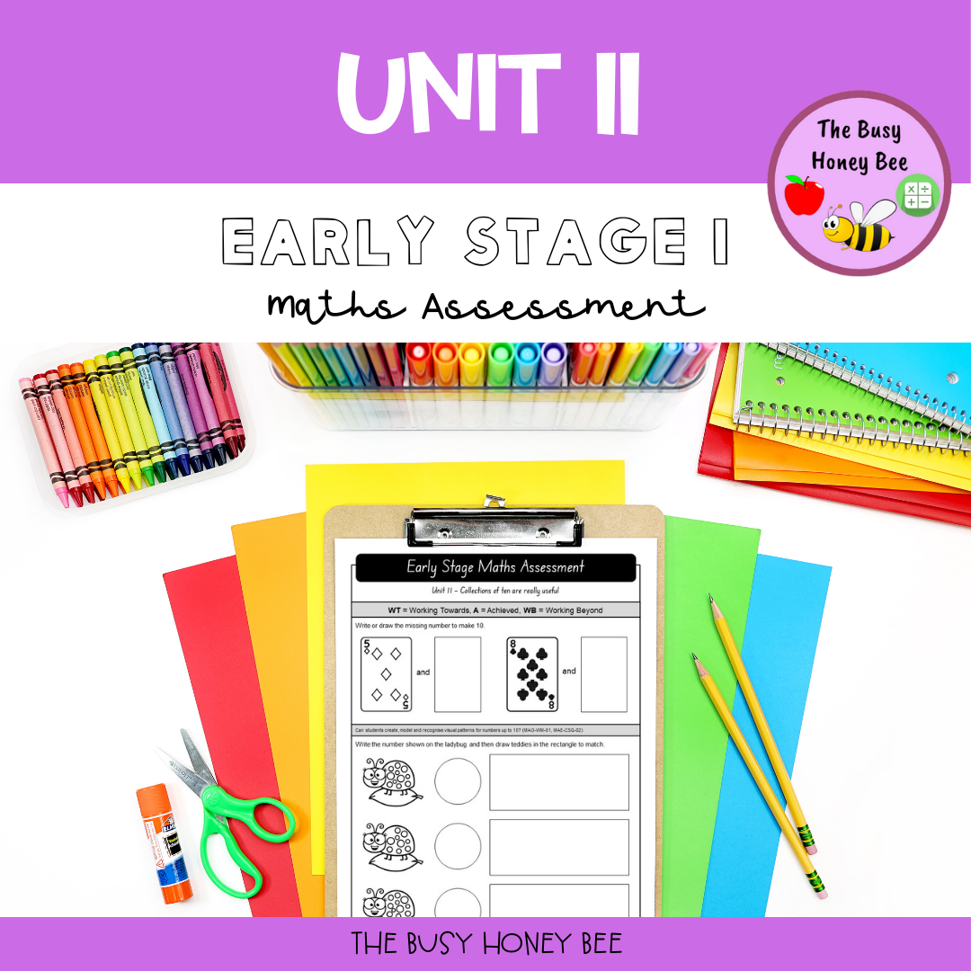 Early Stage 1 Term 3 Maths Assessment Bundle