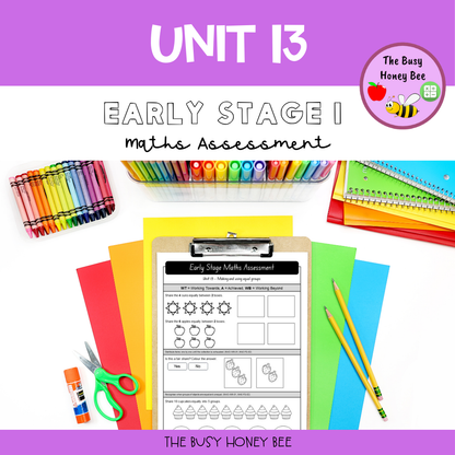 Early Stage 1 Term 3 Maths Assessment Bundle