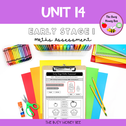Early Stage 1 Term 3 Maths Assessment Bundle