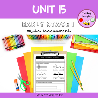 Early Stage 1 Term 3 Maths Assessment Bundle