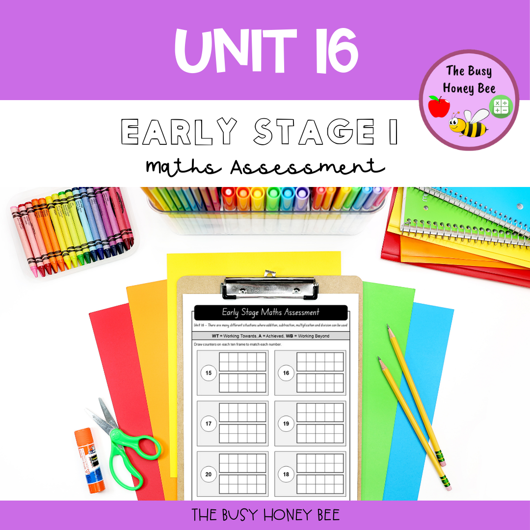 Early Stage 1 Maths Assessment 16