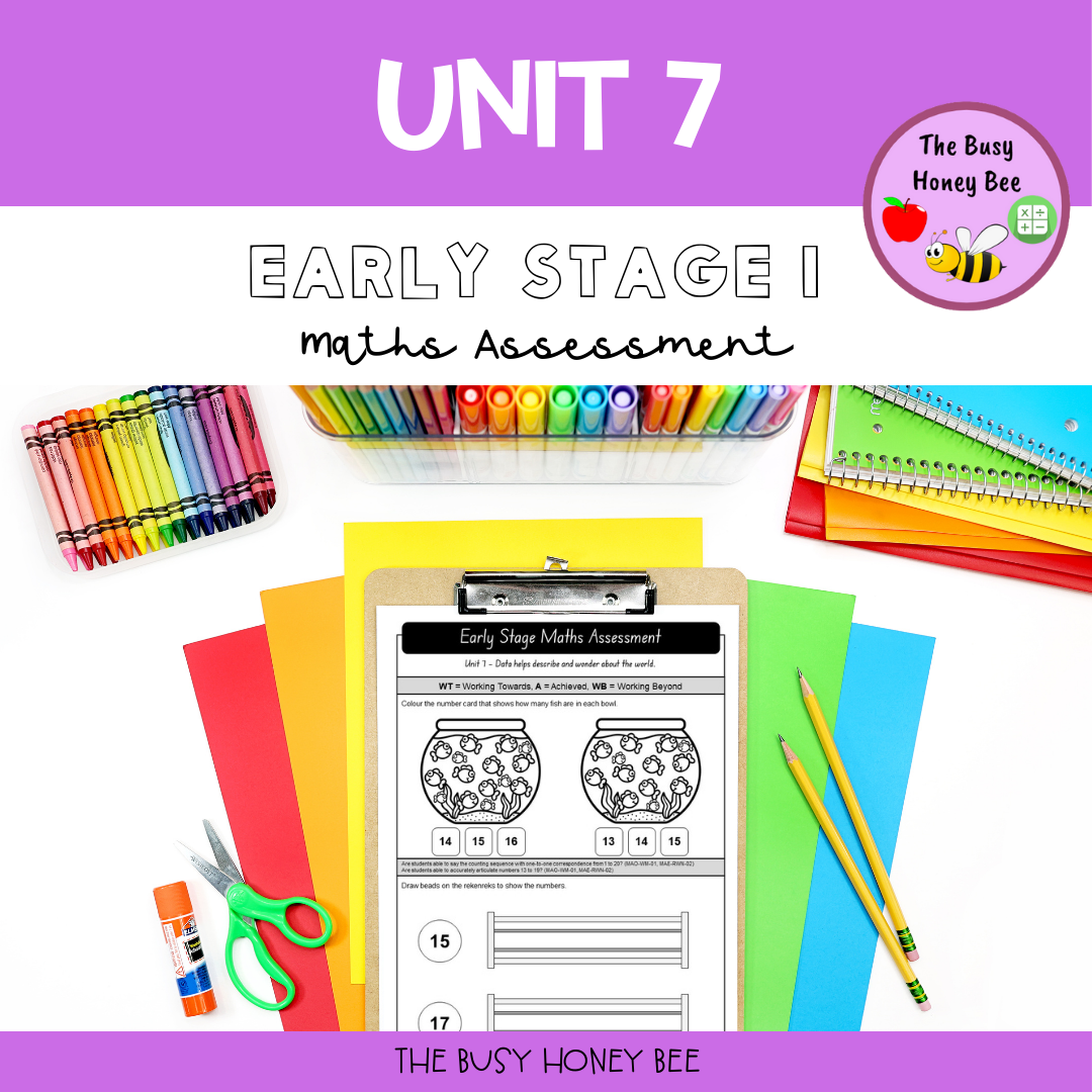 Early Stage 1 Maths Assessment 7