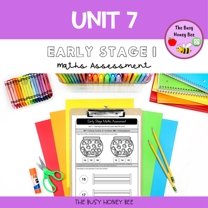 Early Stage 1 Term 2 Maths Assessment Bundle