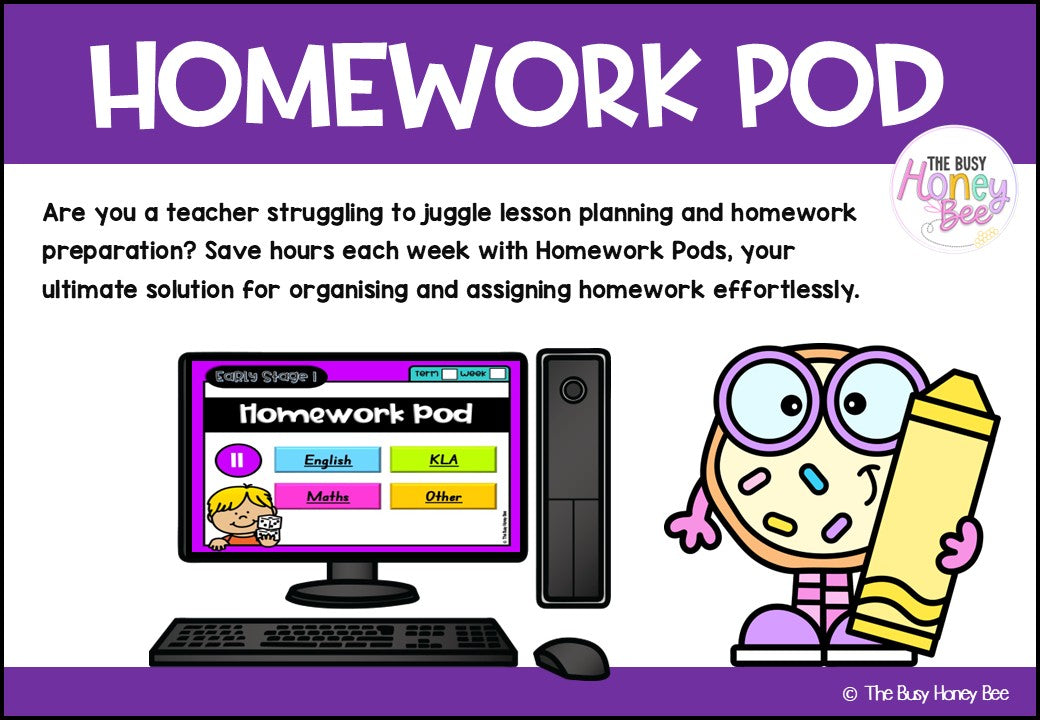 Early Stage 1 Homework/Learning Pod 11