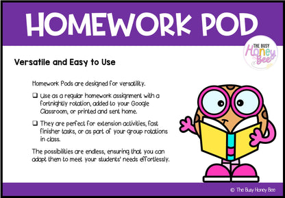 Early Stage 1 Homework/Learning Pod 11
