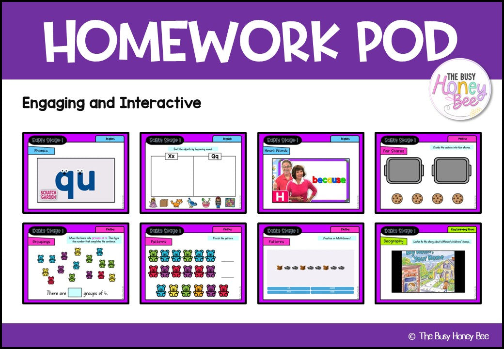 Early Stage 1 Homework/Learning Pods Ultimate Mega Bundle