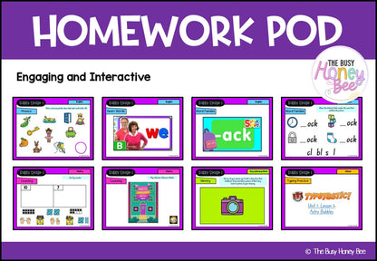 Early Stage 1 Homework/Learning Pods Term 1 Mega Bundle