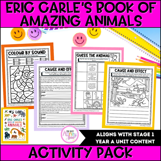 Eric Carle’s Book of Amazing Animals Activity Pack