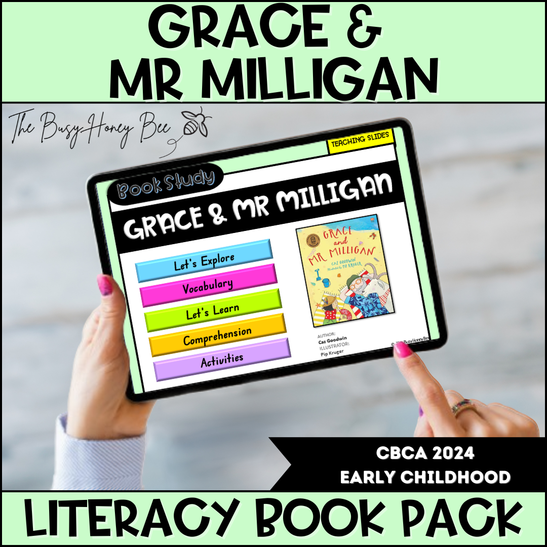 Grace and Mr Milligan - CBCA 2024 - Literacy Book Pack