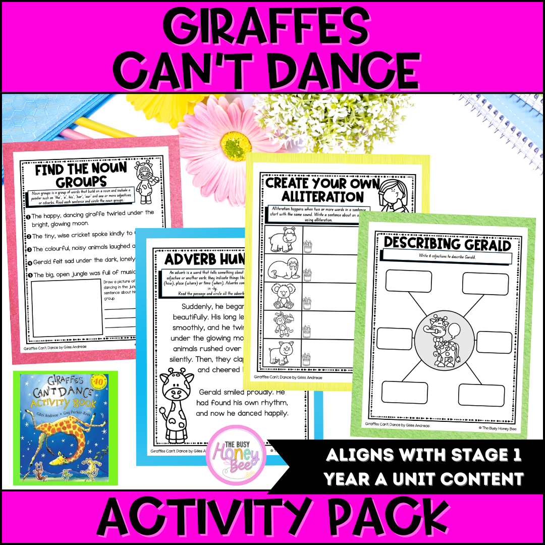 Giraffes Can’t Dance by Giles Andreae Activity Pack