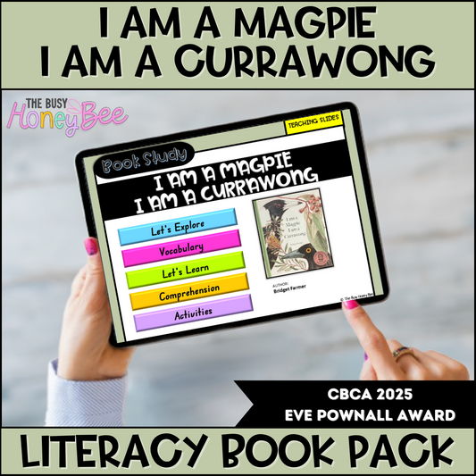 I am a Magpie, I am a Currawong by Bridget Farmer - CBCA 2025 - Literacy Book Pack
