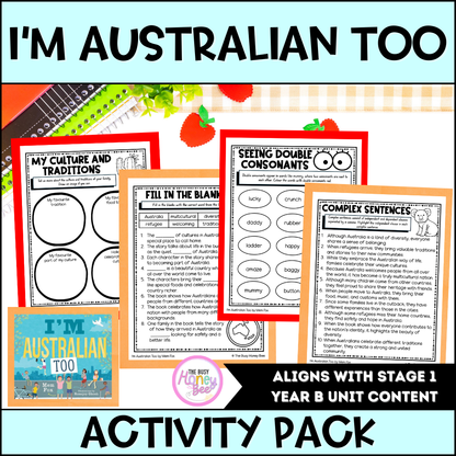 I’m Australian Too Activity Pack