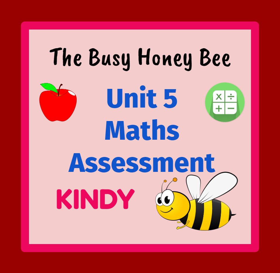 Kindergarten Term 1 Maths Assessment Bundle