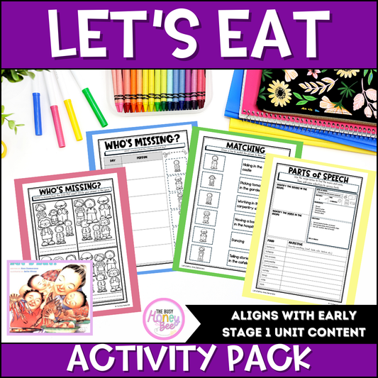 Let's Eat Activity Pack