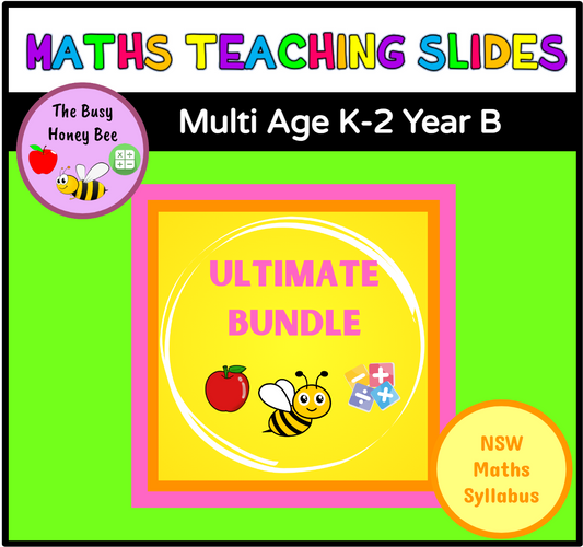 Multi Age K-2 Year B Ultimate Maths Teaching Slides Mega Bundle