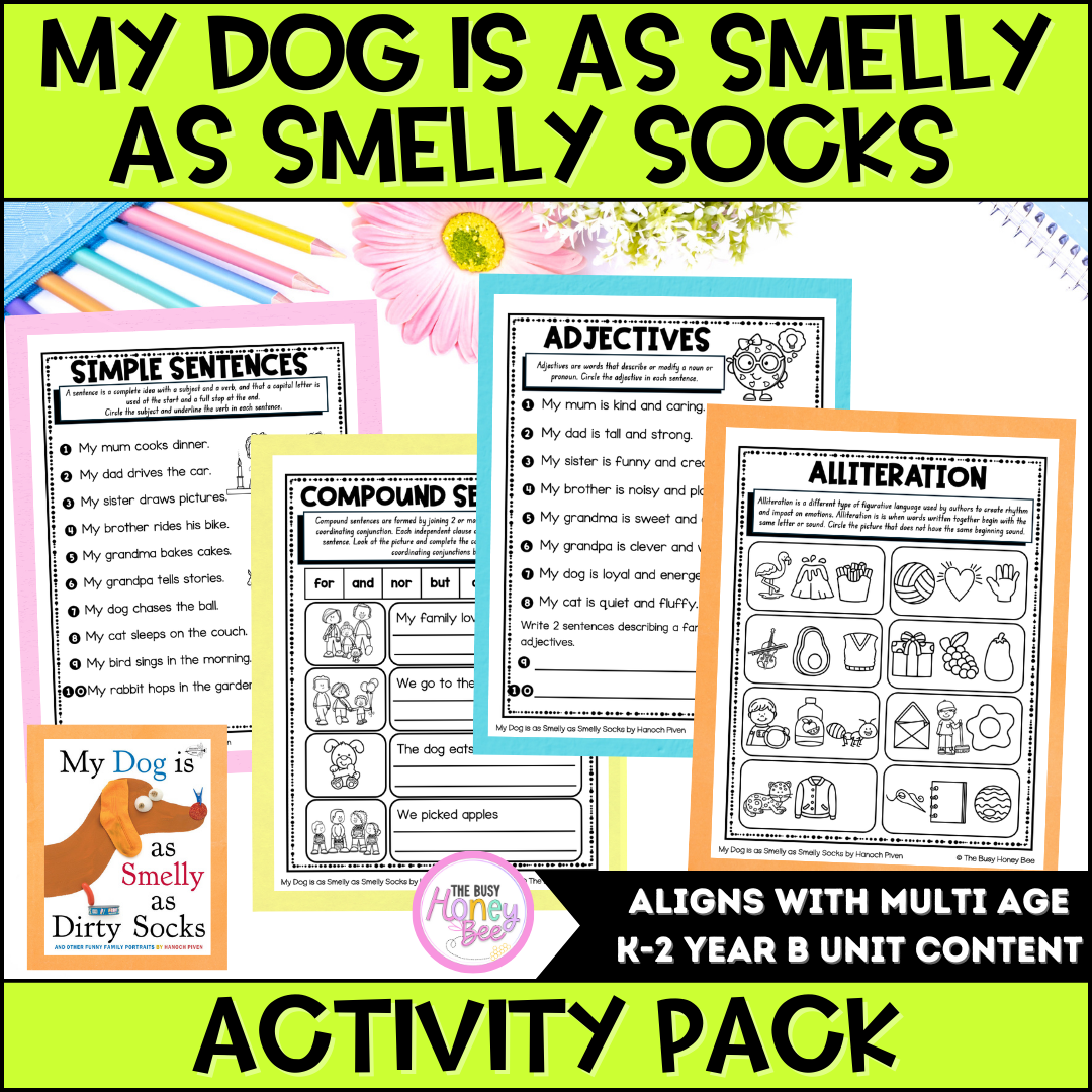 My Dog is as Smelly as Smelly Socks Activity Pack