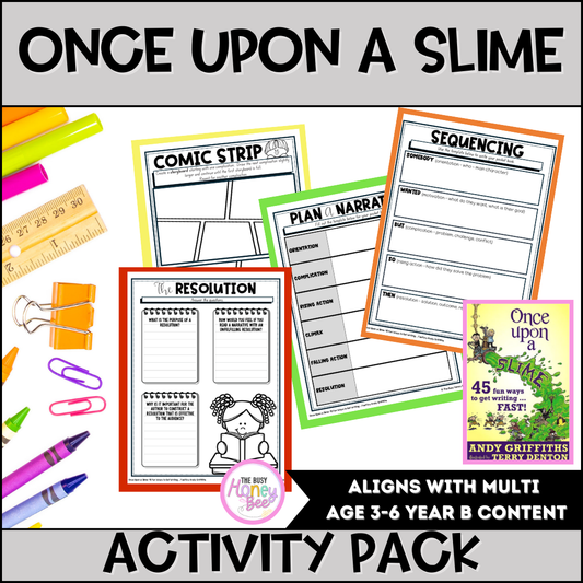 Once Upon a Slime: 45 Fun Ways to Get Writing … Fast! by Andy Griffiths Activity Pack