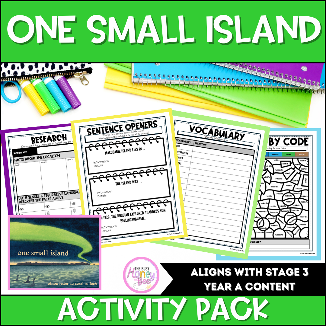 One Small Island by Alison Lester Activity Pack