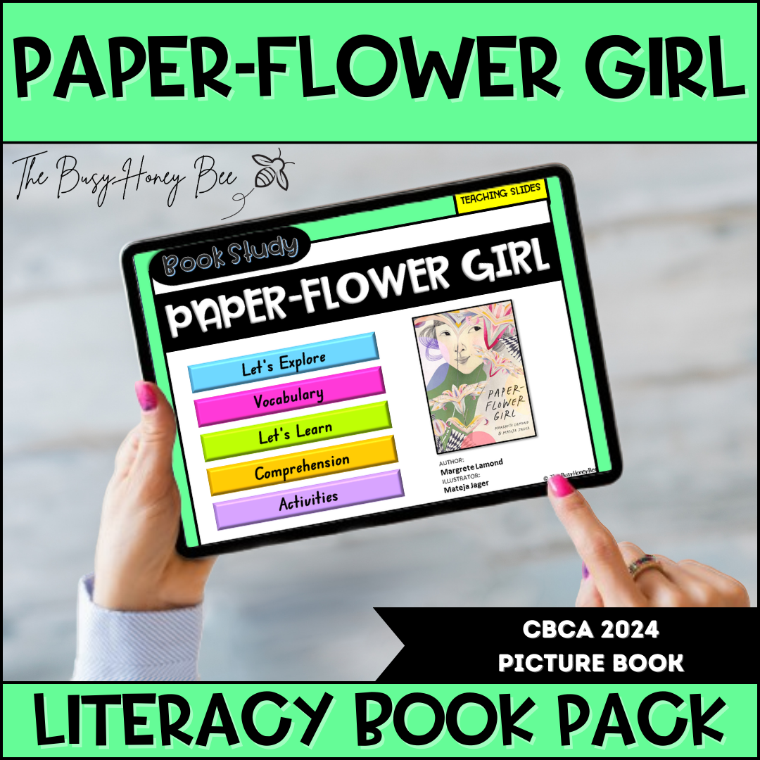 Paper Flower Girl - CBCA 2024 - Literacy Book Pack