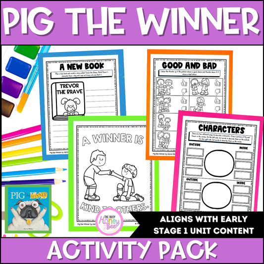 Pig the Winner Activity Pack