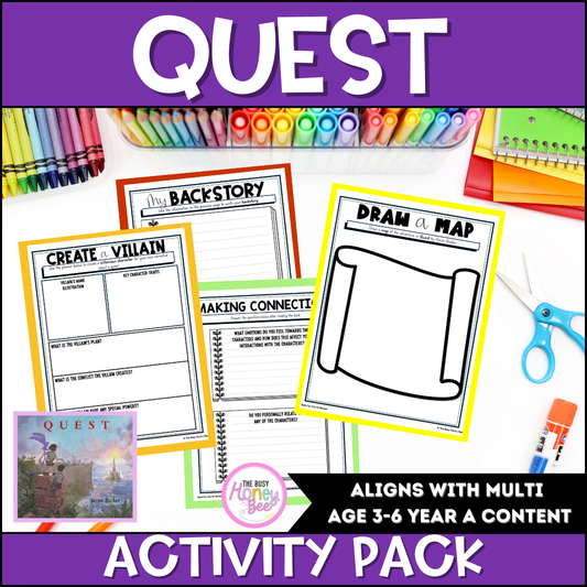 Quest by Aaron Becker Activity Pack