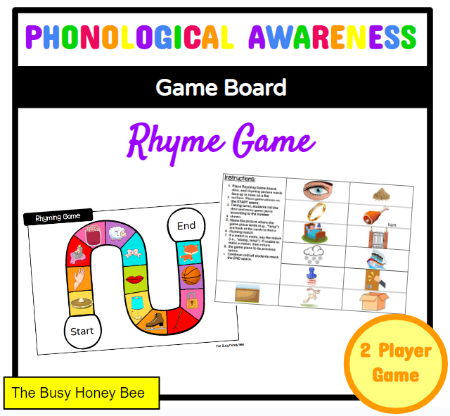 Rhyming Board Game