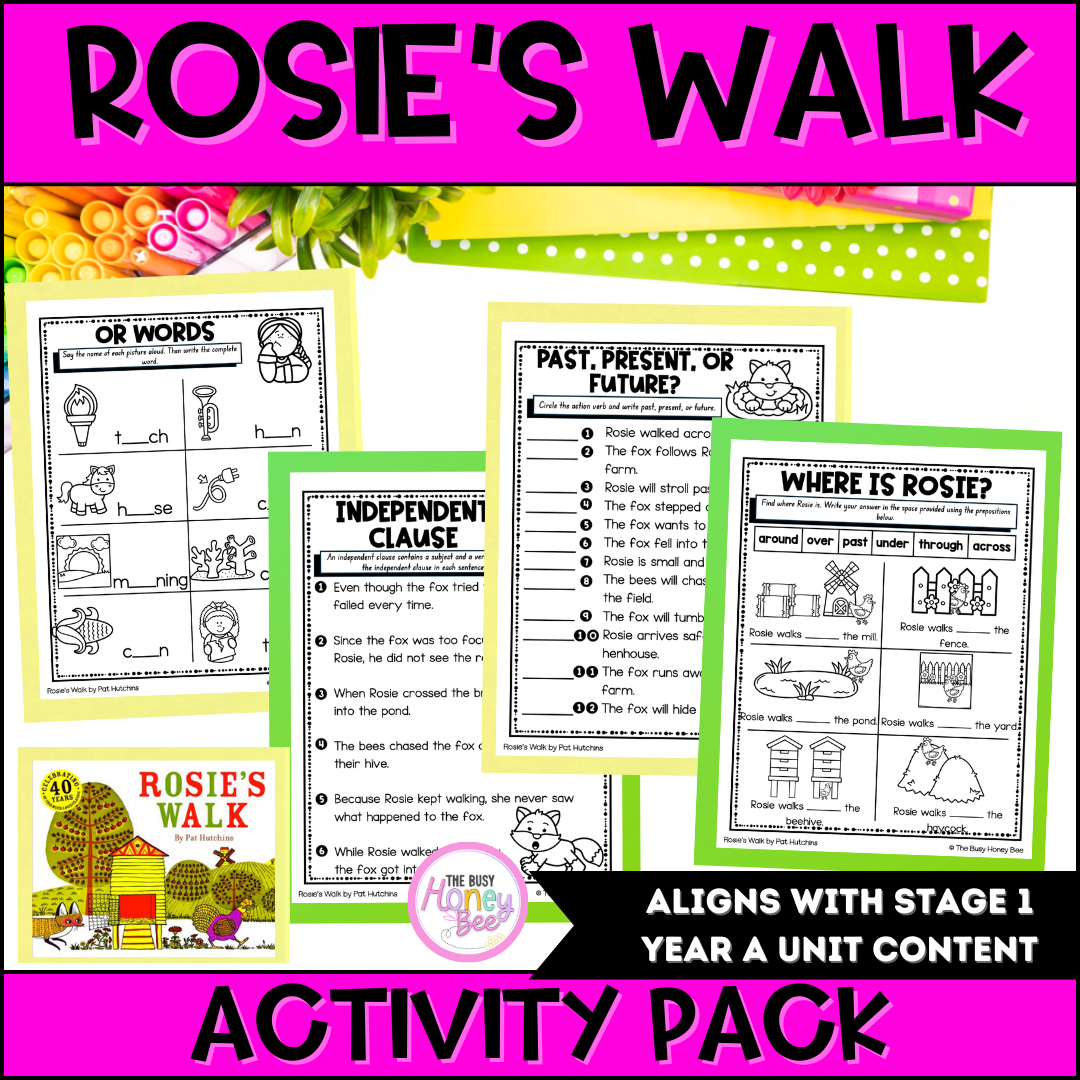 Rosie's Walk Activity Pack