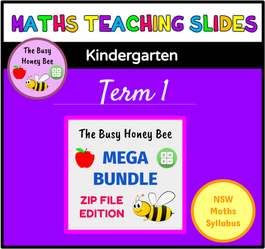 Early Stage 1 Term 1 Maths Mega Bundle