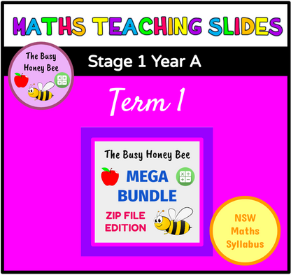 Stage 1 Year A Term 1 Maths Mega Bundle